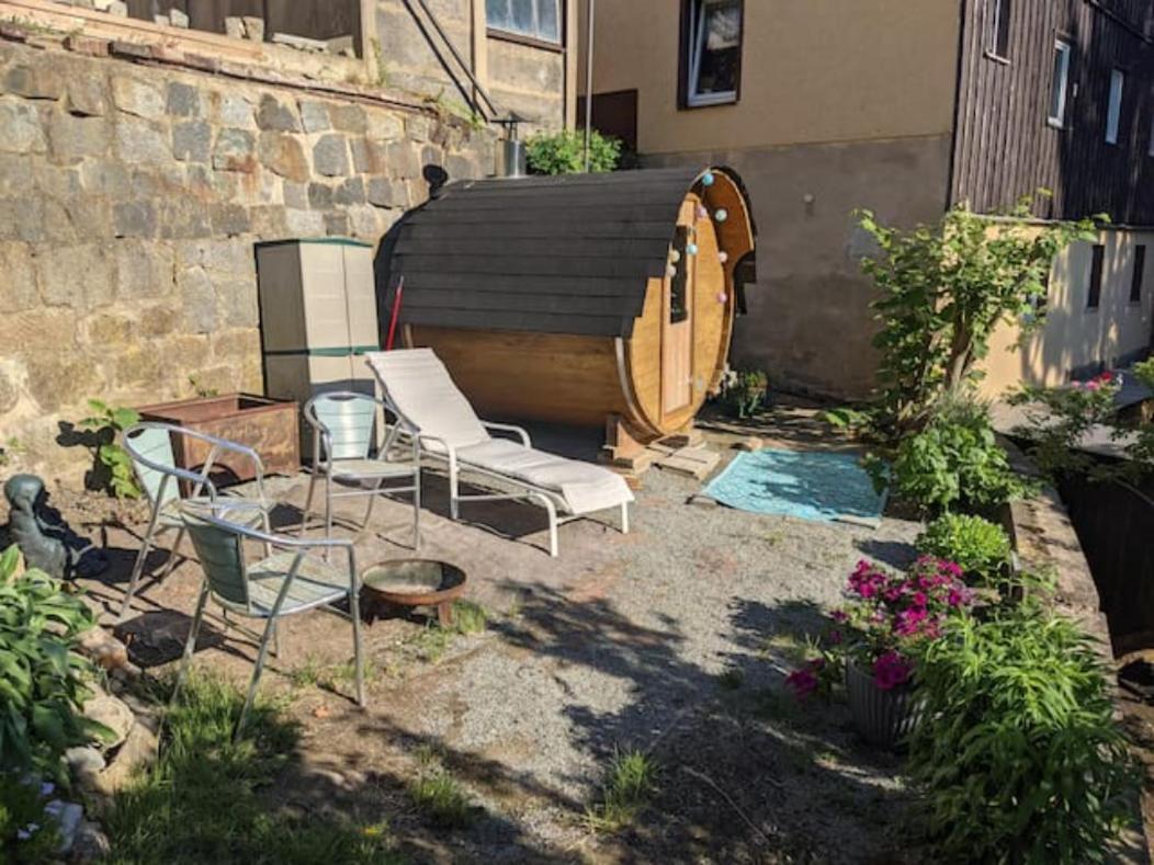 Famzi - Urlaubsmagie - Familienwohnung Mit Gemeinschaftsgarten, -Sauna & -Pool Sebnitz Extérieur photo