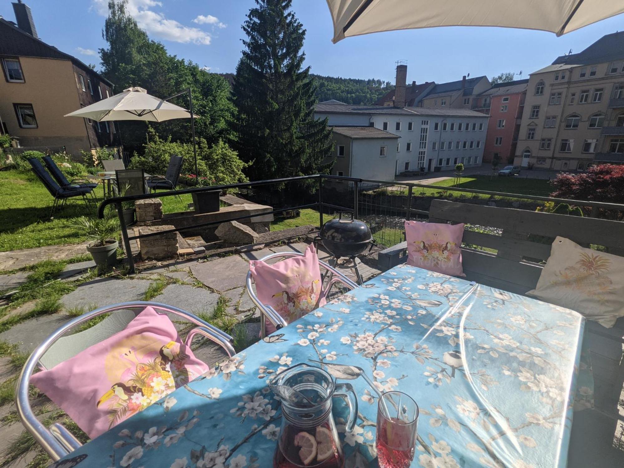 Famzi - Urlaubsmagie - Familienwohnung Mit Gemeinschaftsgarten, -Sauna & -Pool Sebnitz Extérieur photo