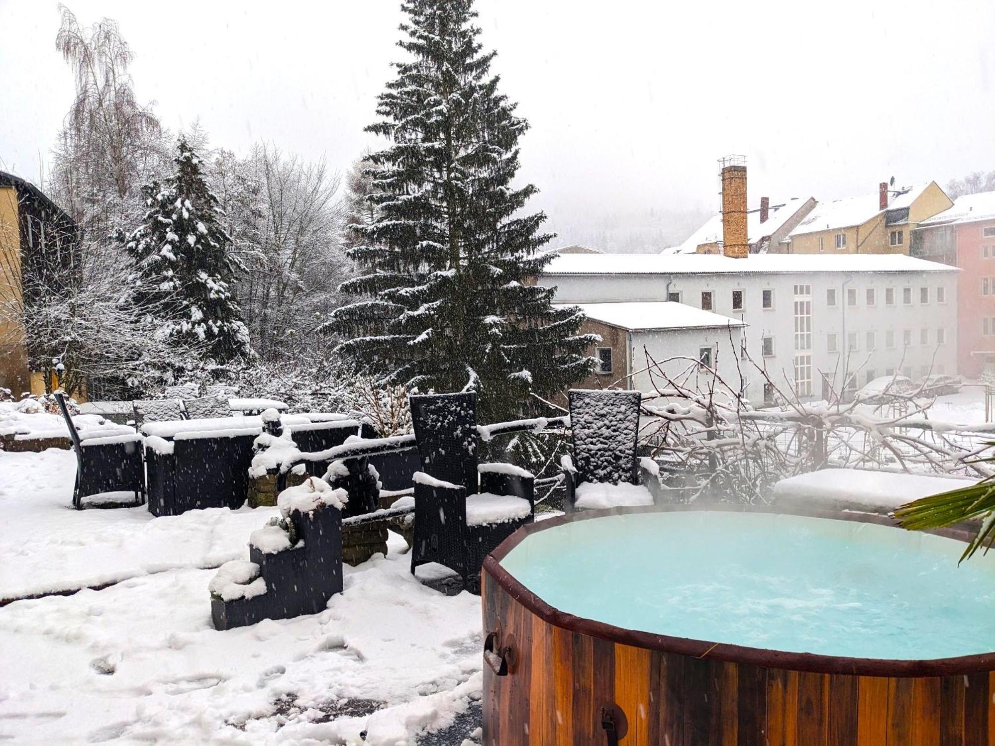 Famzi - Urlaubsmagie - Familienwohnung Mit Gemeinschaftsgarten, -Sauna & -Pool Sebnitz Extérieur photo